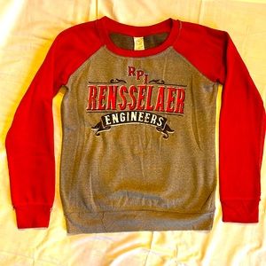 Women’s Rensselaer Polytechnic Institute (RPI) Distressed Soft Crew Neck Size M